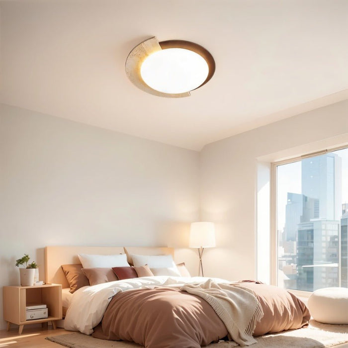 Japandi Travertine Table Lamp – Ozama - Japandi