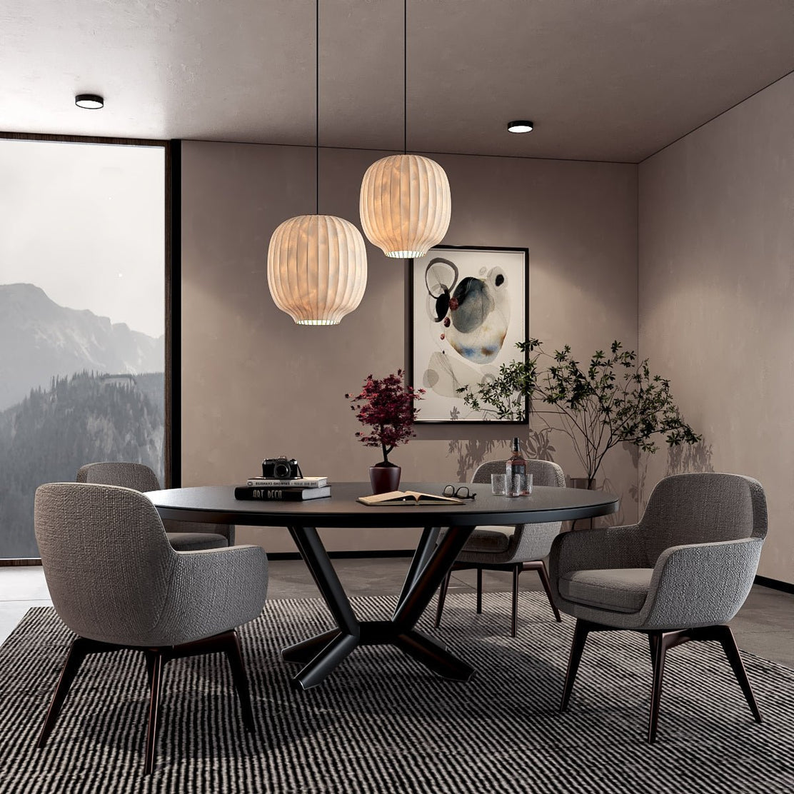 Japandi Sculptural Pendant Light – Patinka - Japandi