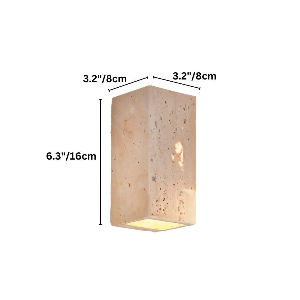 Japandi Vertical Metal Wall Lamp With Warm Diffuser – Phostic - Japandi