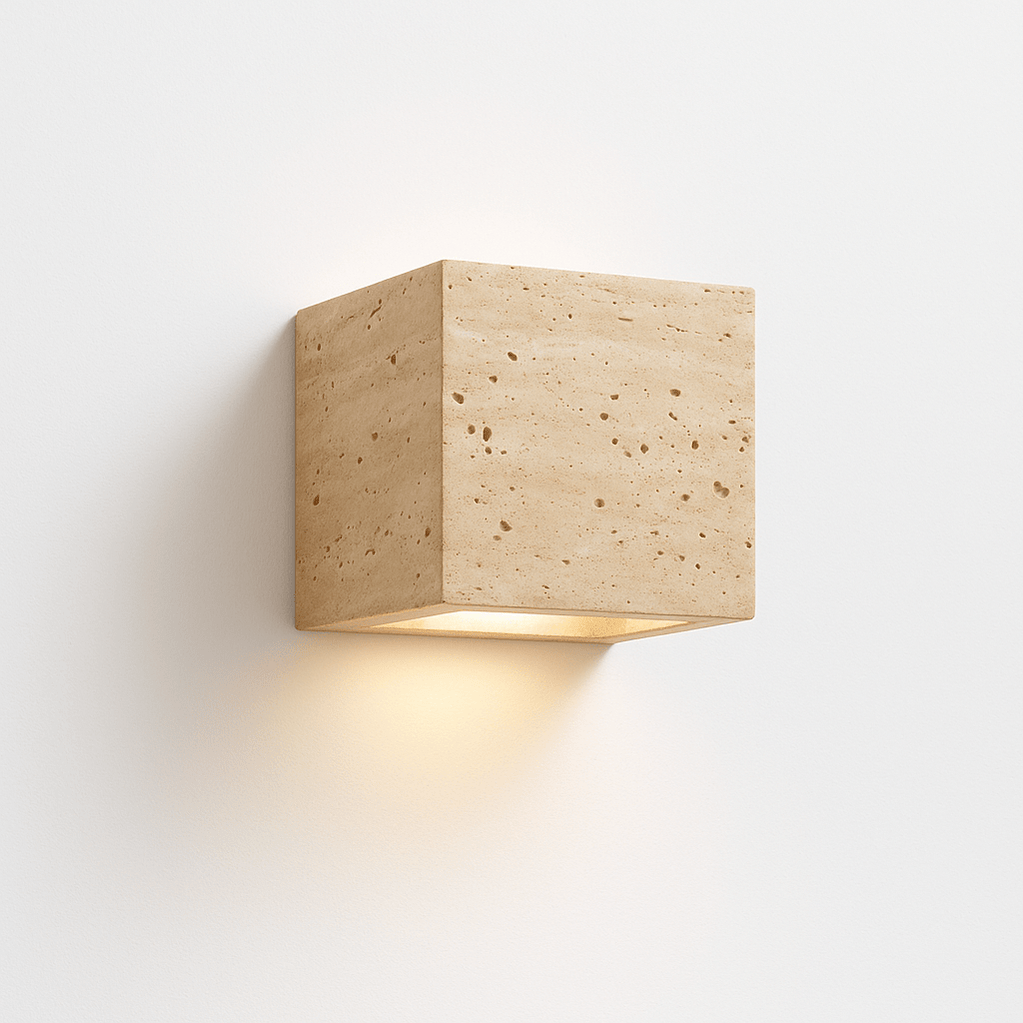 Japandi Vertical Metal Wall Lamp With Warm Diffuser – Phostic - Japandi