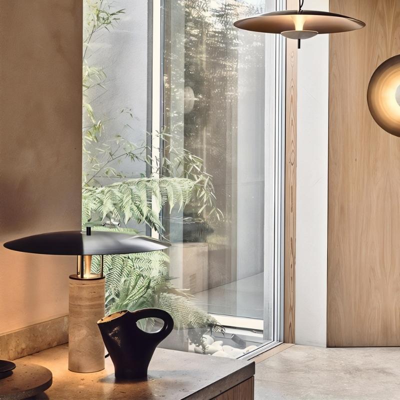 Japandi Minimalist Cylindrical Table Lamp – Pryvora - Japandi