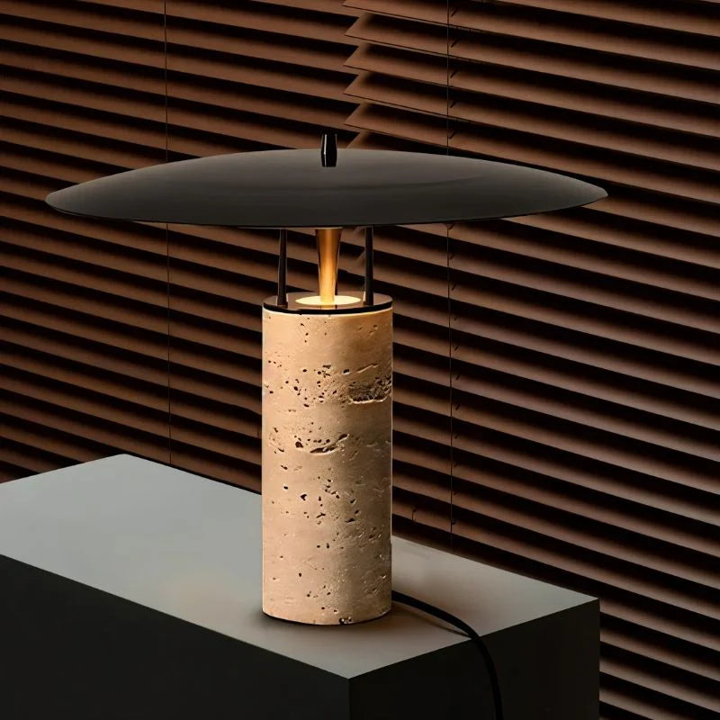Japandi Minimalist Cylindrical Table Lamp – Pryvora - Japandi