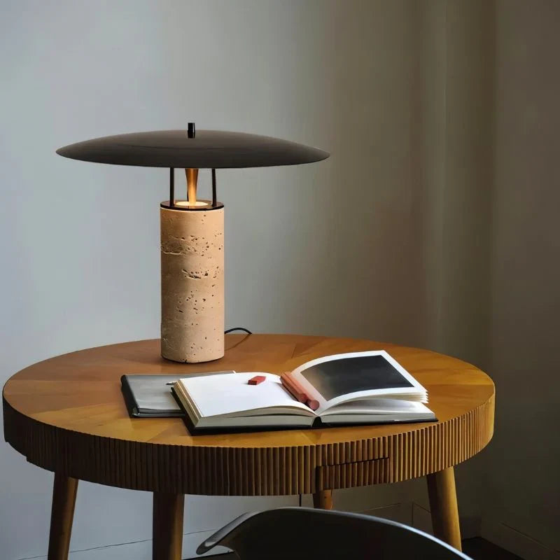 Japandi Minimalist Cylindrical Table Lamp – Pryvora - Japandi