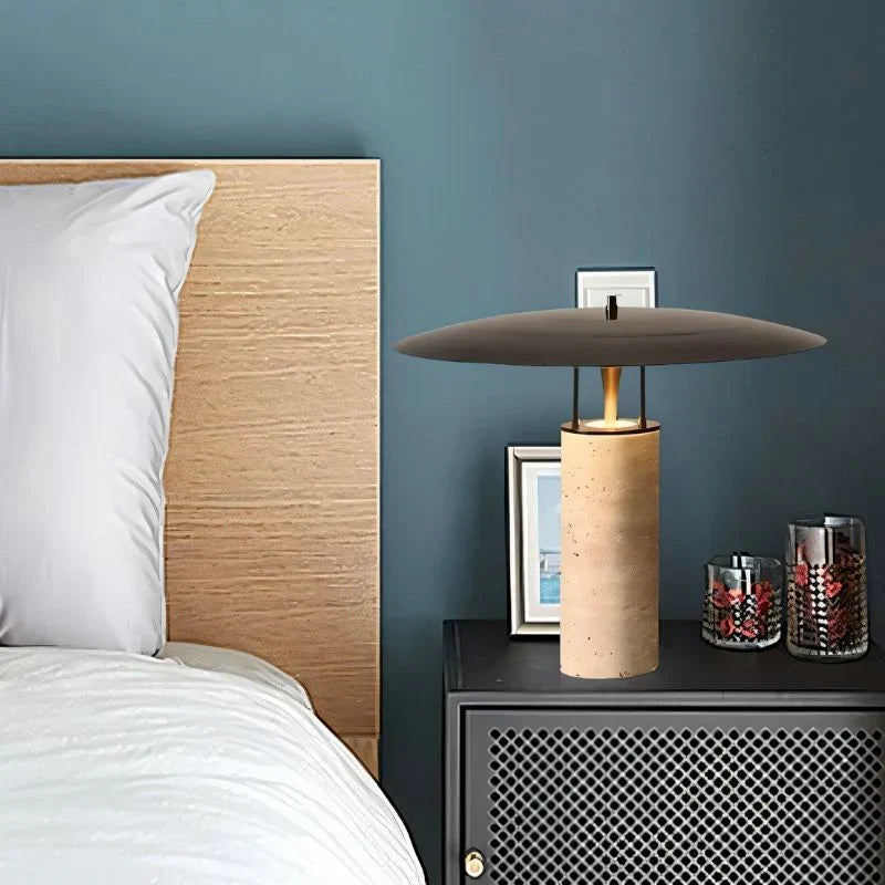 Japandi Minimalist Cylindrical Table Lamp – Pryvora - Japandi