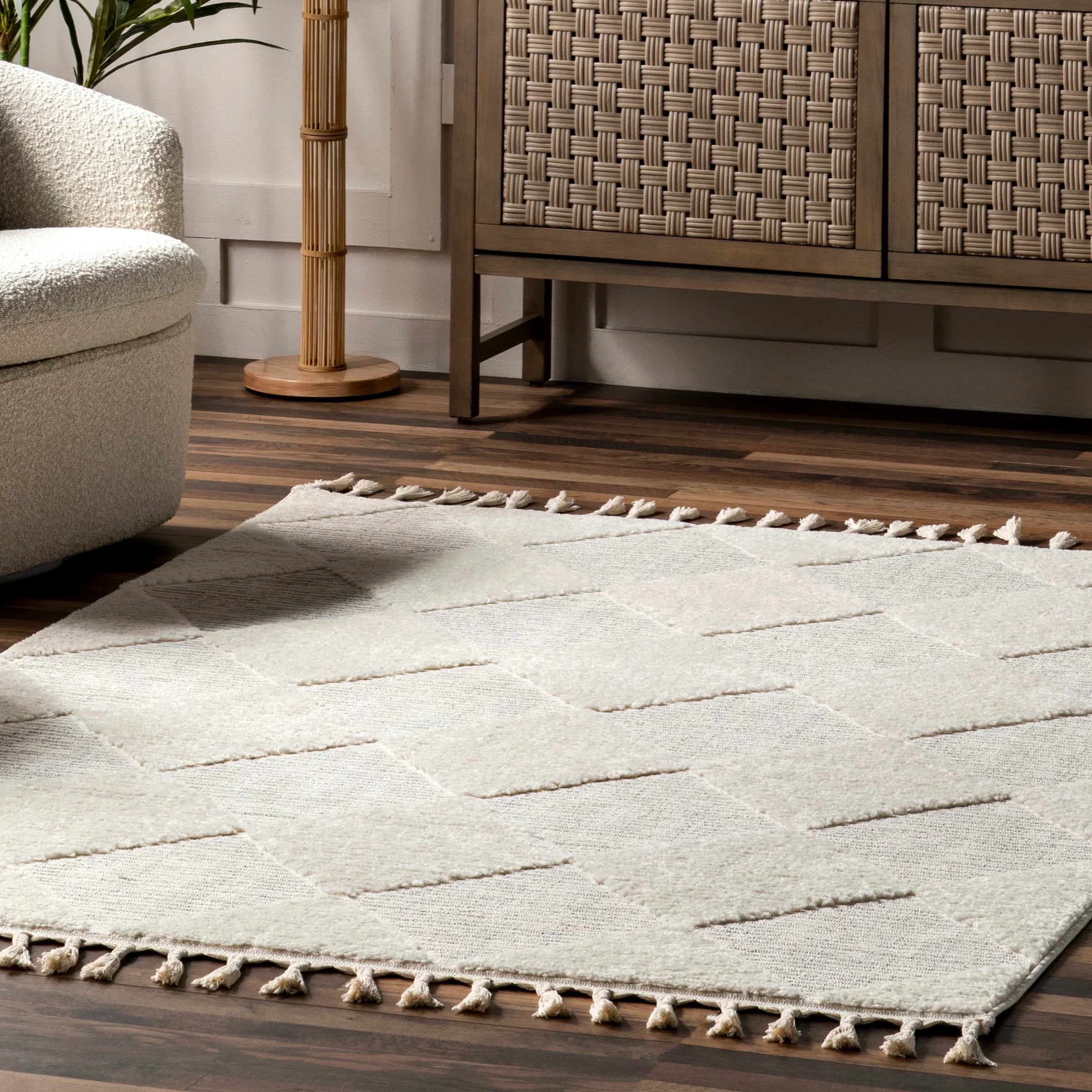 Japandi White & Grey Rug - Japandi