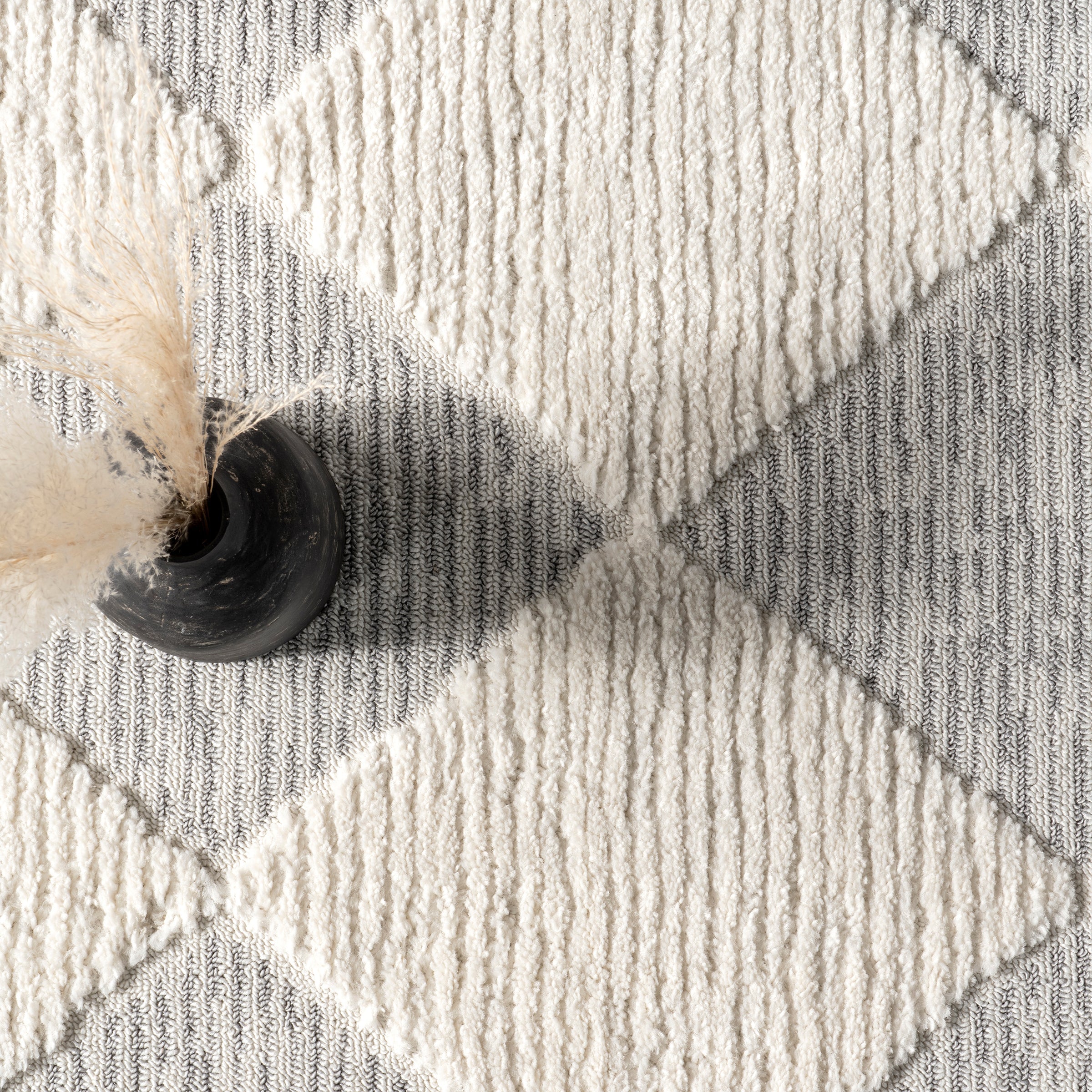Japandi White & Grey Rug - Japandi