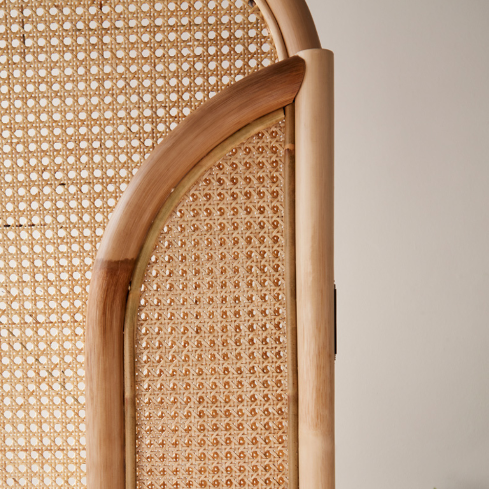 Accordion Rattan Japandi Room Divider | Japandi.co - Japandi
