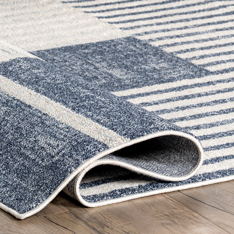 Japandi Modern Striped Rug - Japandi