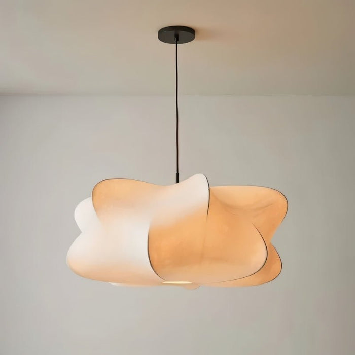 Japandi Opaline Minimalist Pendant Light – Serica - Japandi