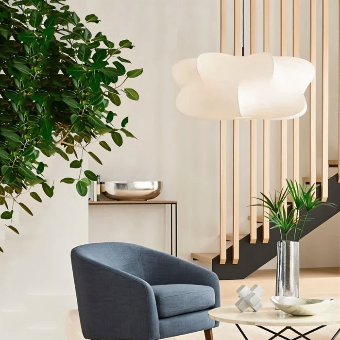 Japandi Opaline Minimalist Pendant Light – Serica - Japandi