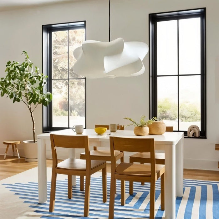 Japandi Opaline Minimalist Pendant Light – Serica - Japandi