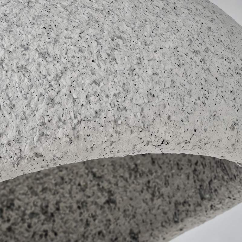 Japandi Textured Beige Pendant Light – Shibui Sand - Japandi