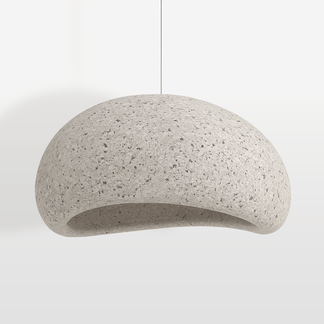 Japandi Textured Beige Pendant Light – Shibui Sand - Japandi