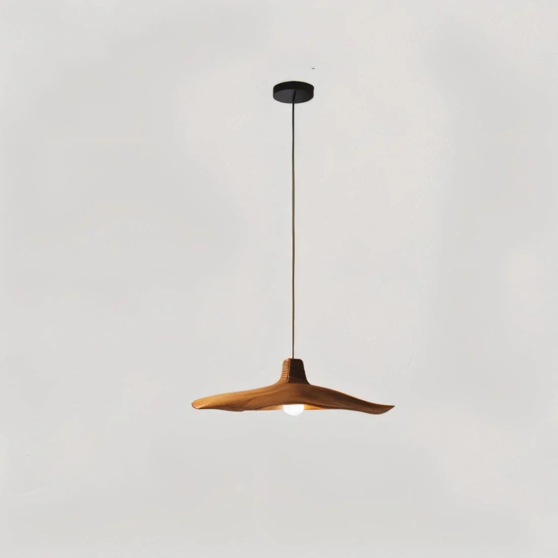 Japandi Perforated Brass Pendant Light – Siraj - Japandi