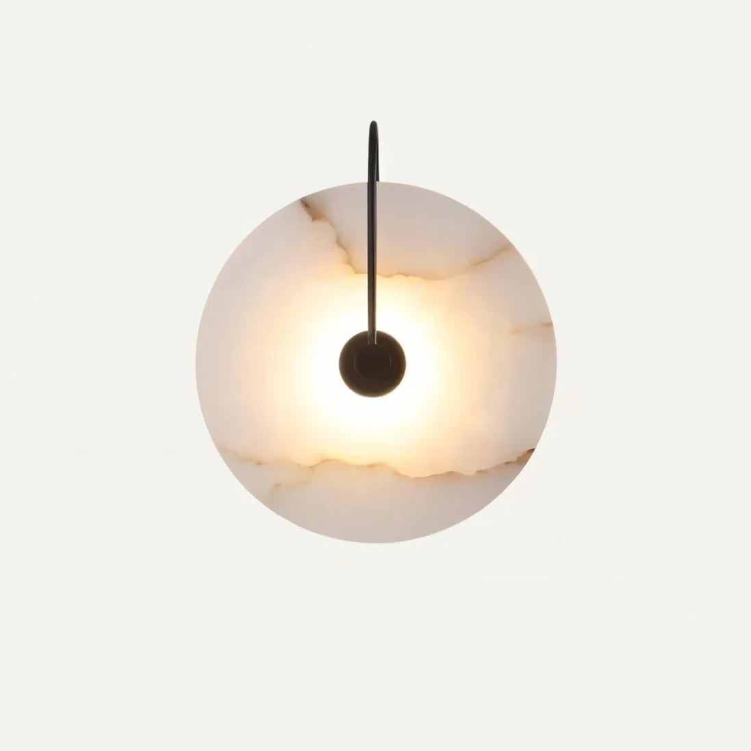 Japandi Sculpted Alabaster Wall Lamp – Sivac - Japandi
