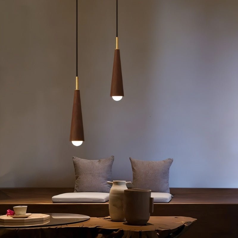 Japandi Elegant Glass Pendant Light – Svelora - Japandi