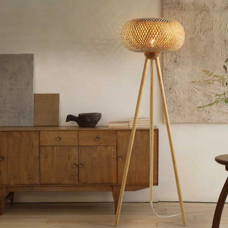 Japandi Bamboo Floor Lamp | Japandi.co - Japandi