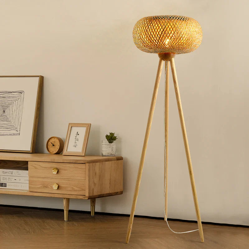 Japandi Bamboo Floor Lamp | Japandi.co - Japandi