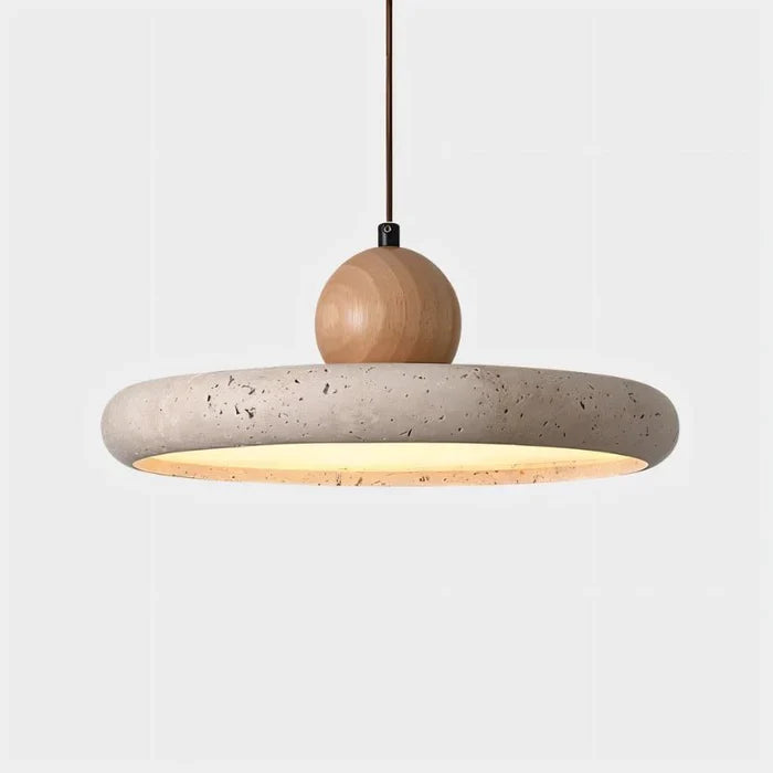 Japandi Round Minimalist Pendant Light – Tuvra - Japandi