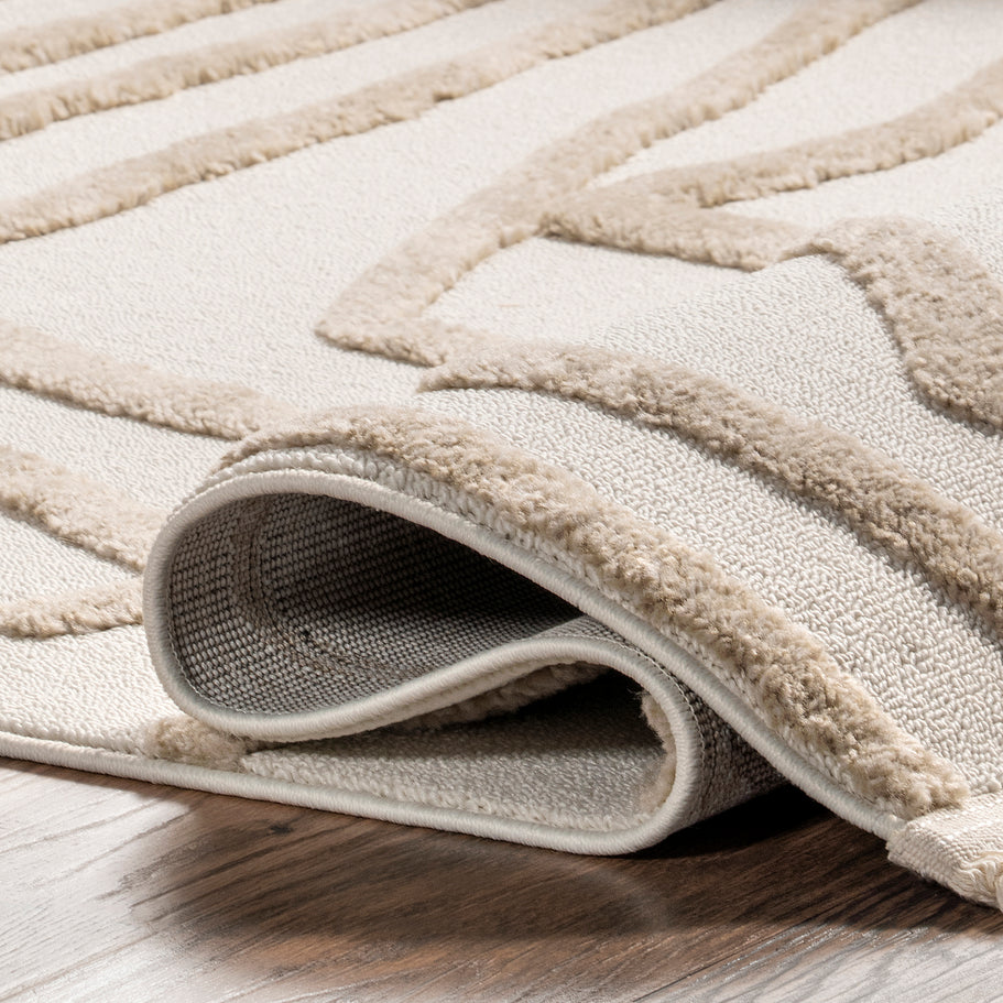 Japandi Abstract Art Rug - Japandi