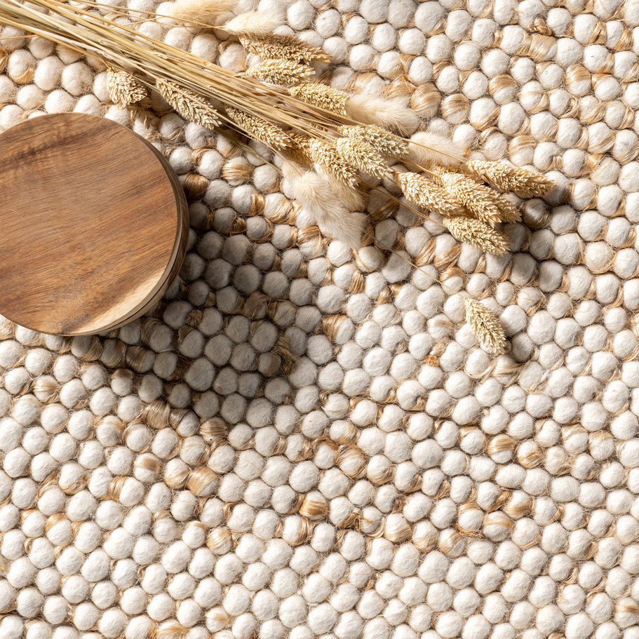 Japandi Popcorn Textured Rug - Japandi