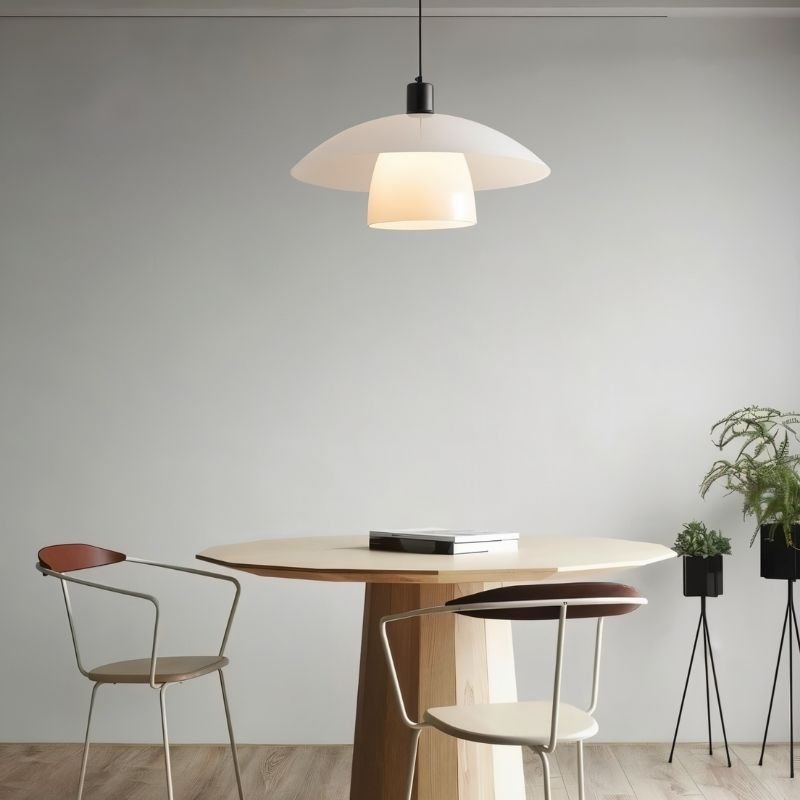 Japandi Industrial Cylinder Pendant Light – Vexon - Japandi