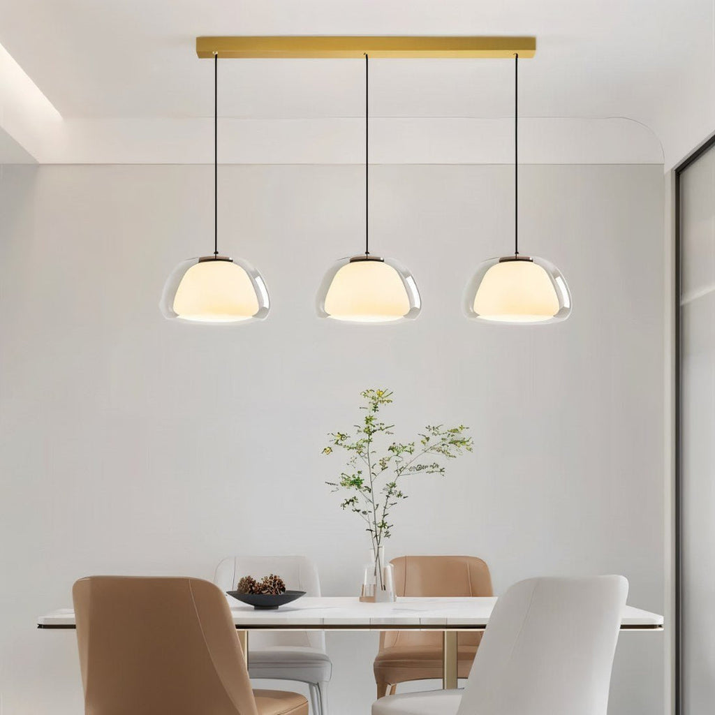Japandi Glass Globe Pendant Light – Zabda - Japandi