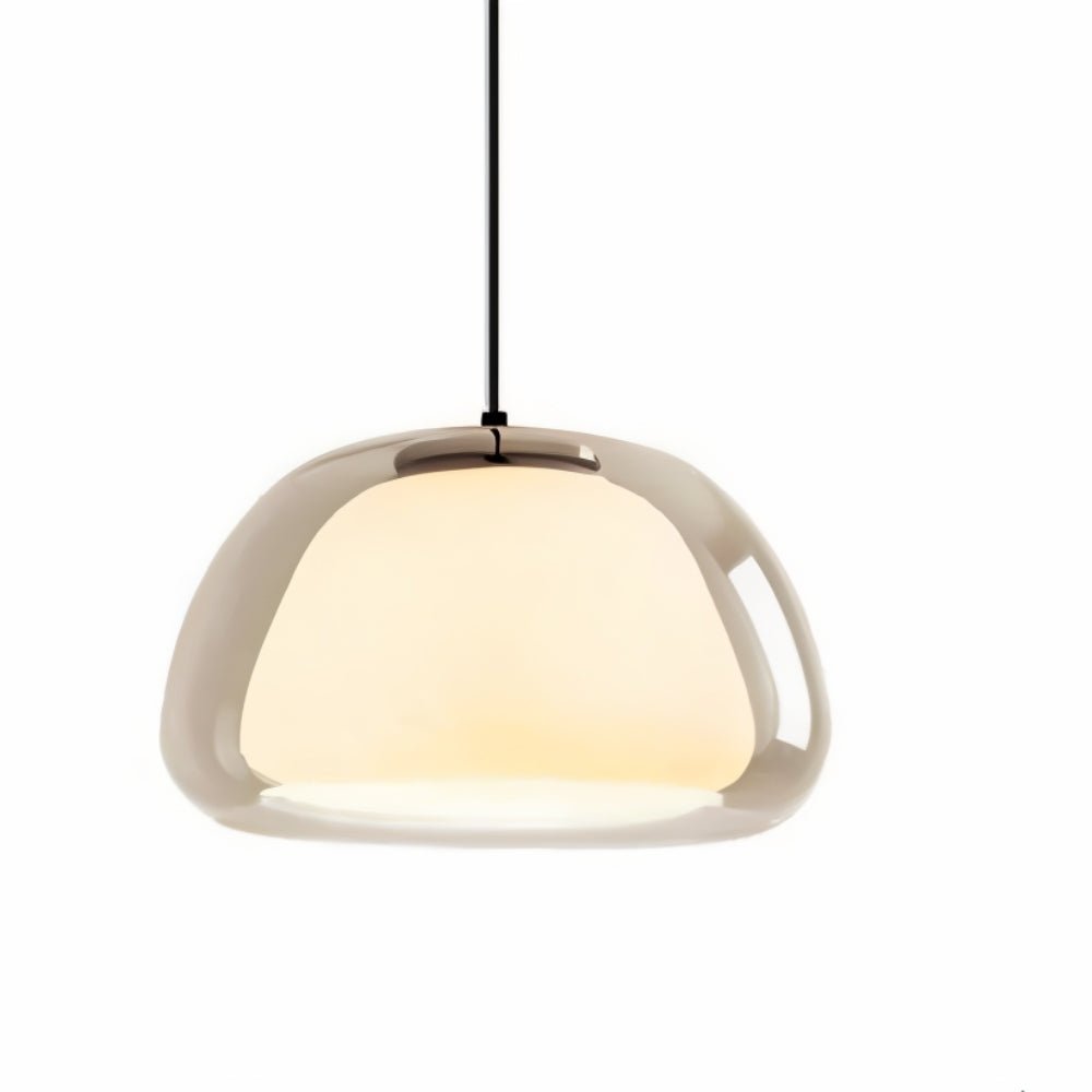 Japandi Glass Globe Pendant Light – Zabda - Japandi