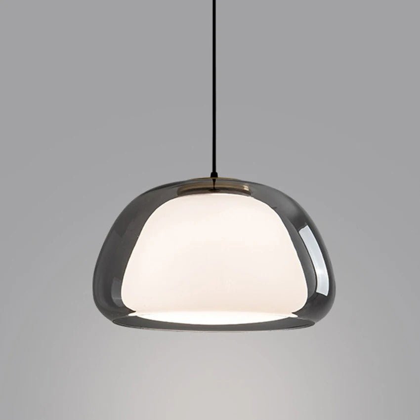 Japandi Glass Globe Pendant Light – Zabda - Japandi