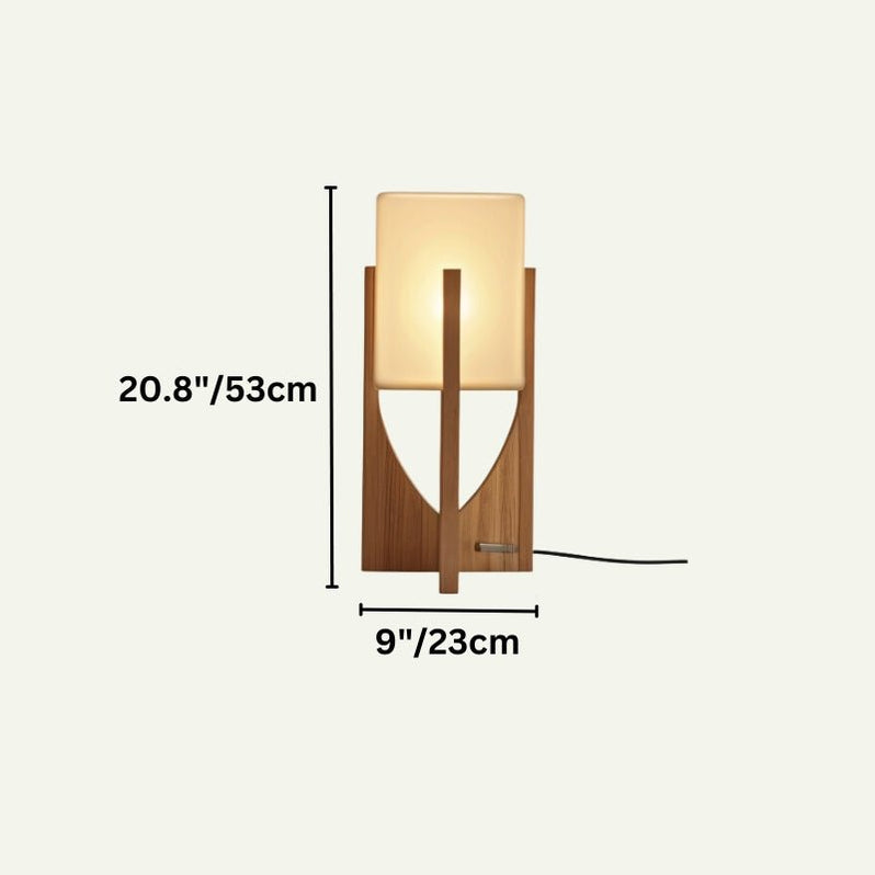 Japandi Sculptural Stone Table Lamp – Zenic - Japandi