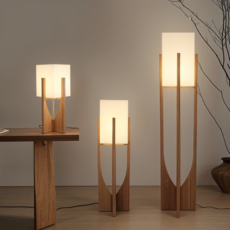 Japandi Sculptural Stone Table Lamp – Zenic - Japandi