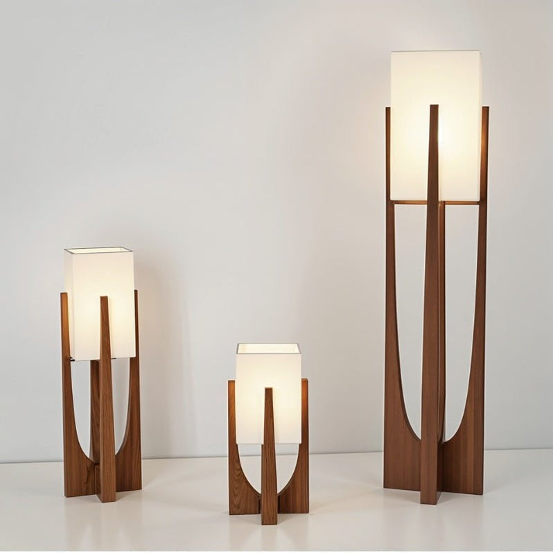 Japandi Sculptural Stone Table Lamp – Zenic - Japandi