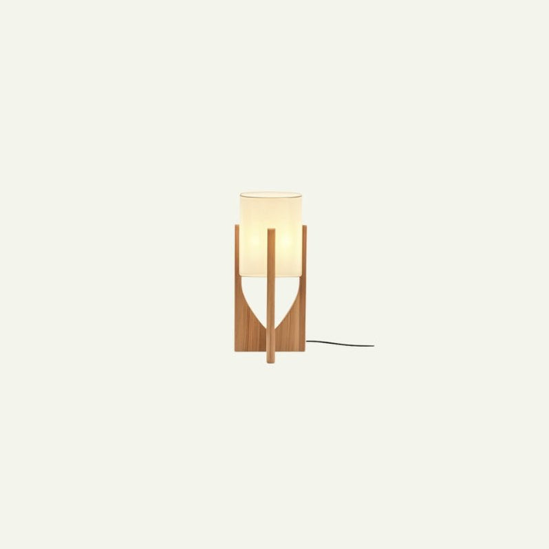 Japandi Sculptural Stone Table Lamp – Zenic - Japandi