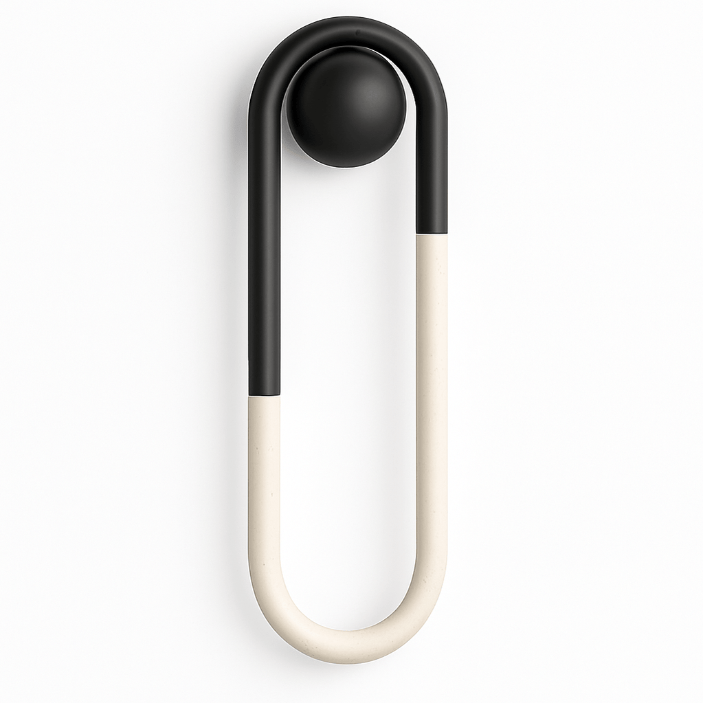 Japandi Minimalist Curved Metal Wall Lamp – Zenn - Japandi