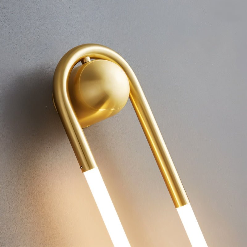 Japandi Minimalist Curved Metal Wall Lamp – Zenn - Japandi
