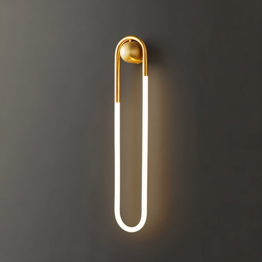 Japandi Minimalist Curved Metal Wall Lamp – Zenn - Japandi