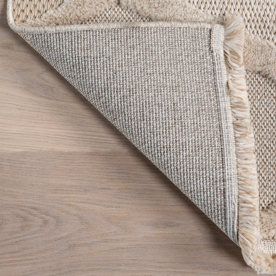 Japandi Ivory Trellis Rug - Japandi