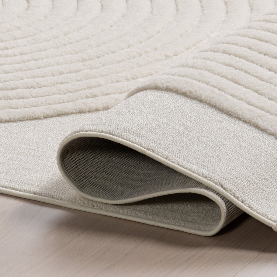 Japandi Arc Tasseled Rug - Japandi